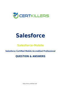 Conquer Salesforce Mobile: Ace the Killer Exams with Confidence