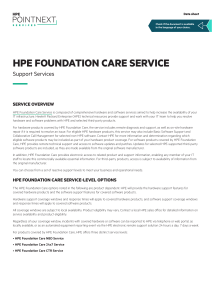 HPE Foundation Care