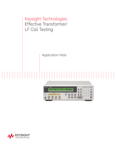 5967-5377E - Effective Transformer  LF Coil Testing