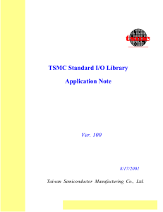 TSMC IO Apps v100