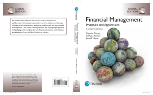 Financial Management Principles and Applications Textbook