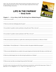 Study Guides - Life in the Fairway (Study Guide)