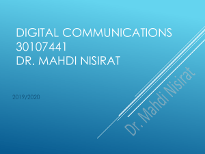 Digital Communication Lecture-1