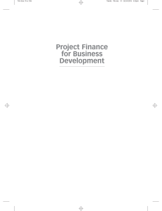 Project Finance for Business Development - 2018 - Triantis