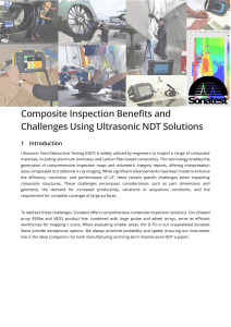 P017 Composite Inspection Benefits and Challenges Using Ultrasonic NDT Solutions