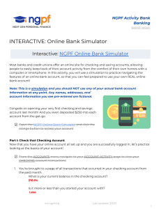 Copy of Online Bank Simulator 