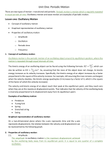 Periodic Motion