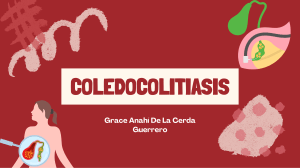 Coledocolitiasis