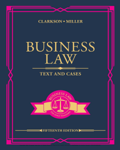 Business Law Textbook - MGMT 348
