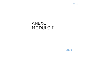 Anexo a modulo I 2023