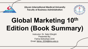 Global Marketing Book Review