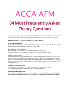 ACCA AFM 64 Most Frequently Asked Theory Questions -