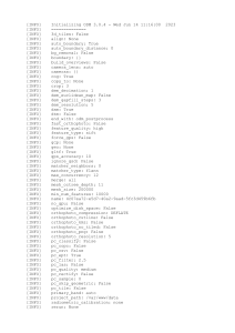 OpenDroneMap Processing Log: Configuration & Execution