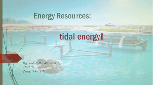 Tidal Energy-. Advantages & Disadvantages For Pakistan
