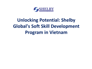 Shelby Global's Soft Skill Development Program in Vietnam