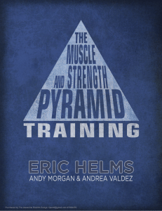 The Muscle and Strength Training Pyramid