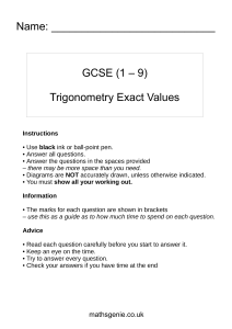 exact-trig-values
