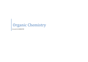 Organic Chemistry Summary