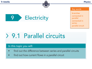 9.1 Parallel circuits