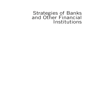 2. Strategies of banks and other financial institutions theories and cases by Rajesh Kumar