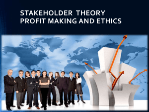 PPT-Stakeholder Theory