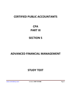 CERTIFIED PUBLIC ACCOUNTANTS CPA PART II