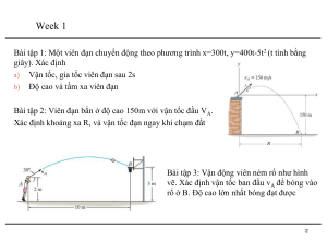 Cvičenia z kinematiky