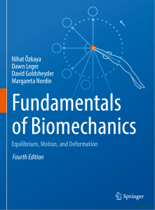 Fundamentals of Biomechanics Textbook