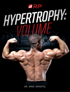 RP Hypertrophy Volume Book