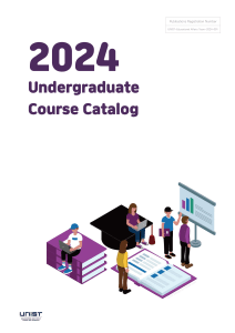 2024 Undergraduate Course Catalog