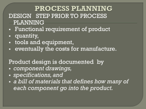 process planning