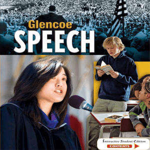 Glencoe-speech-2009 textbook