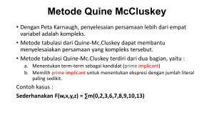 9a. Metode Quine McCluskey(ver1)