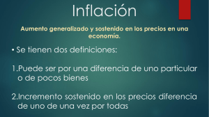 Inflación, delfacion presentacion finanzas corporativas