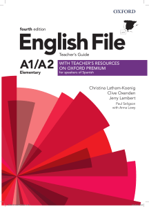 English File 4th edition Elementary TG