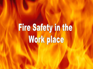 Fire Safety in Workplace