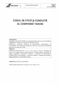 Cod Conduita HCA12 12.07.2016