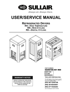Manual Secadores rh series