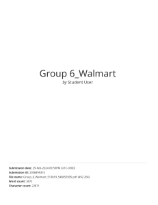 Group 6 Walmart
