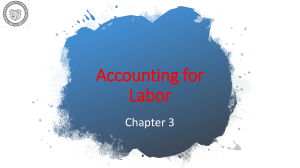 Chapter 03 Accounting for Labor