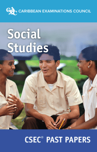 CSEC® Social Studies Past Papers
