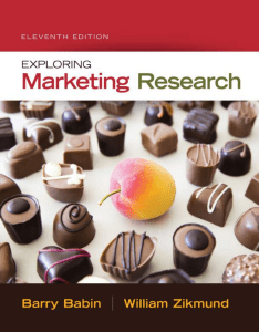 Exploring Marketing Research 11th Edition