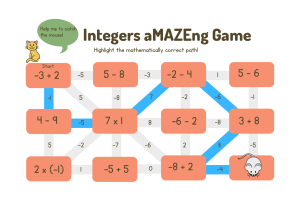 Integers aMAZEng Game (1)