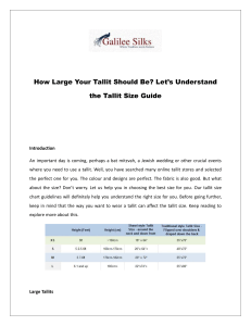 How Large Your Tallit Should Be - Let’s Understand the Tallit Size Guide.docx
