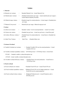 Variance (Revised)