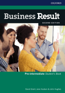 business result pre intermediate student s book