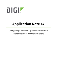 AN 47 Digi TransPort OpenVPN client