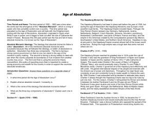Age of Absolutism Packet