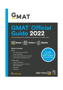 GMAT OG2022