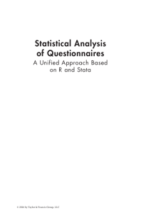 Statistical analysis of questionnaires   A unified approach based on R and Stata-Chapman 